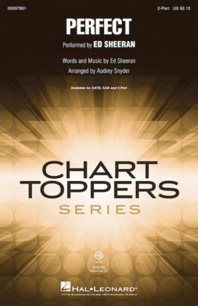 Perfect for 2-part chorus and piano score