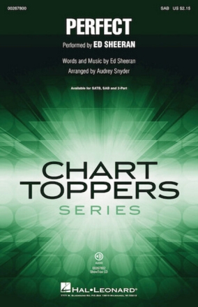 Perfect for mixed chorus (SAB) and piano choral score