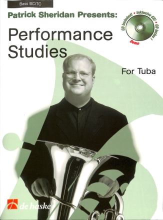Performance studies (+CD) for tuba or Bass instruments in C Bass clef/treble clef Patrick Sheridan presents