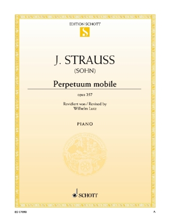 Perpetuum mobile op. 257 f�r Klavier Einzelausgabe