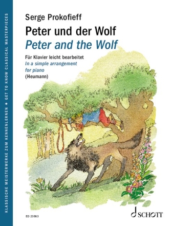 Peter und der Wolf op. 67 f�r Klavier (leicht bearbeitet)