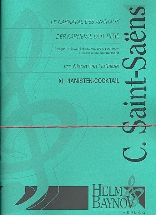 Pianisten-Cocktail f�r 2 Klaviere zu 4-8 H�nden (4-30 Pianisten) und Instrumente Partitur und Stimmen/Kopiervorlagen