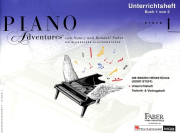 Piano Adventures Stufe 1 - Unterrichtsheft Band 1 (+Online Audio) f�r Klavier (dt)