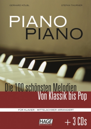 Piano Piano Band 1 mittelschwer (+ 3 CD's ) f�r Klavier