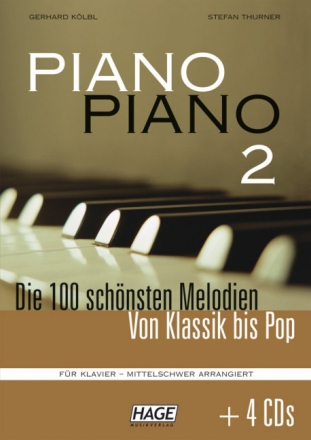 Piano Piano Band 2 - mittelschwer (+4 CD's): f�r Klavier Neuausgabe 2019