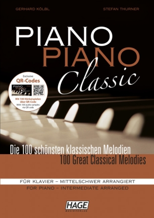 Piano Piano Classic - mittelschwer (+QR-Codes) f�r Klavier