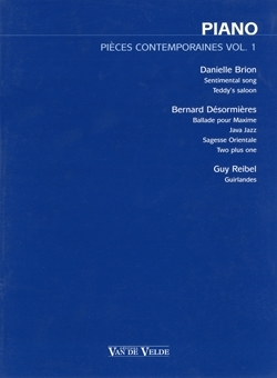 Piano - pi�ces contemporaines Vol.1 piano Partition