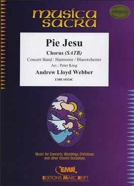 Pie Jesu f�r gem Chor und Blasorchester Partitur, 20 Chorpartituren und Stimmen
