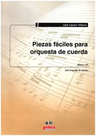 Piezas f�ciles para orquesta de cuerda partitura y partes