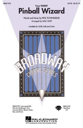 Pinball Wizard for mixed choir and piano choral score