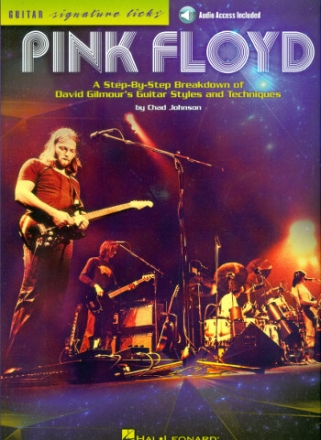 Pink Floyd - Guitar Signature Licks (+audio access) for guitar/tab (+lyrics)