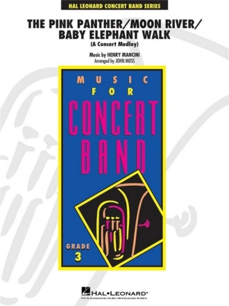 Pink Panther, Moon River, Baby Elephant Walk for concert band full score