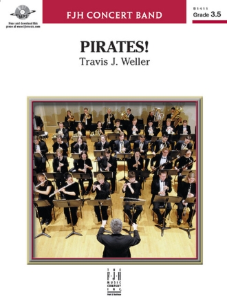 Pirates! for concert band score and parts