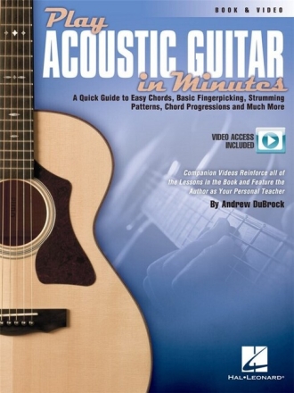 Play Acoustic Guitar in Minutes (+DVD): for guitar/tab