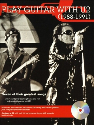 Play guitar with U2 1988-1991  (+CD) songbook vocal/guitar/tab 
