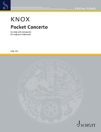 Pocket Concerto for viola with violoncello score and parts