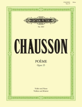 Po�me op.25 f�r Violine und Klavier