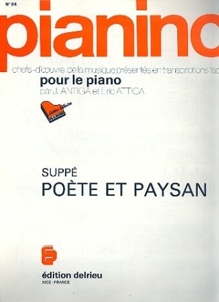 Po�te et paysan pour piano