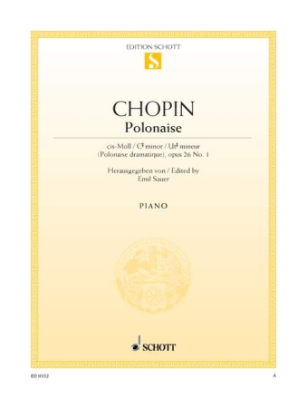 Polonaise cis-Moll op. 26/1 f�r Klavier