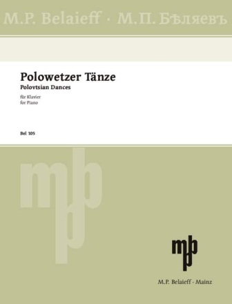 Polowetzer T�nze f�r Klavier
