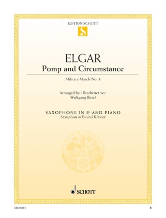 Pomp and Circumstance op.39,1 f�r Altsaxophon und Klavier