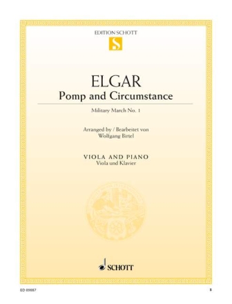 Pomp and Circumstance op.39,1 f�r Viola und Klavier