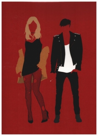 Pop Art Greeting Card - Rock n Roll Post card