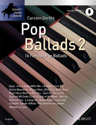 Pop Ballads Band 2 (+Online Audio) f�r Klavier (mit Texten und Akkorden)