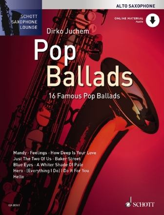 Pop Ballads vol.1 (+Online Audio) f�r Altsaxophon (mit Texten und Akkorden)