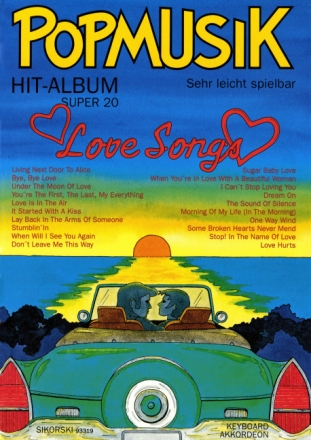 Popmusik Hit-Album Super 20 Love Songs