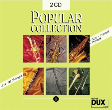 Popular Collection Band 6 2 CD's jeweils mit Solo und Playback und Playback allein