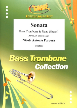 PORPORA, N.A. Sonate As-Dur (Sturzenegger) Bass Posaune & Klavier