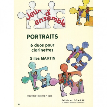 Portraits (6 duos) pour 2 clarinettes partition