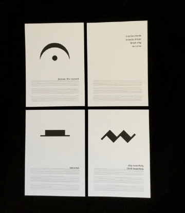 Postkarten-Set Musik  (Set mit 4 verschiedenen Postkarten)
