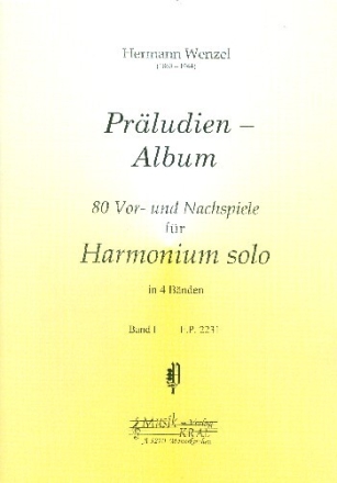 Pr�ludien-Album Band 1 f�r Harmonium