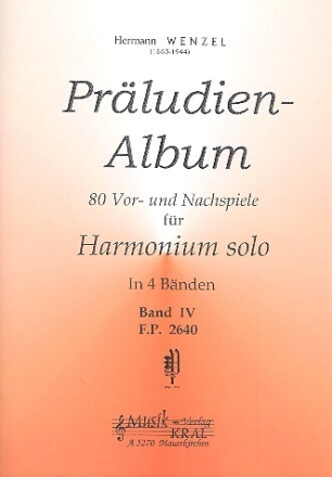 Pr�ludien-Album Band 4 f�r Harmonium