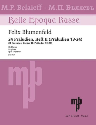 Pr�ludien op.17 Band 2 (Nr.13-24) f�r Klavier