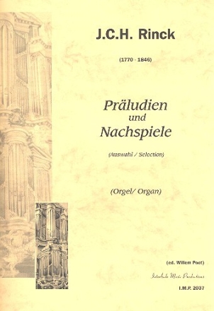 Pr�ludien und Nachspiele f�r Orgel