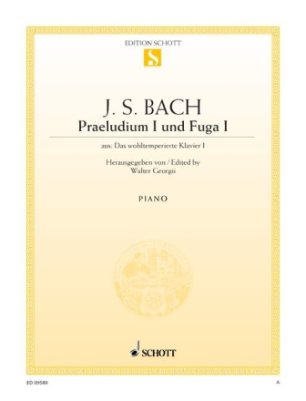 Praeludium I und Fuga I C-Dur BWV 846 f�r Klavier
