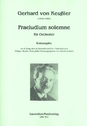 Praeludium solemne f�r Orchester Partitur