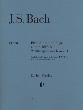 Pr�ludium und Fuge C-Dur BWV846 f�r Klavier
