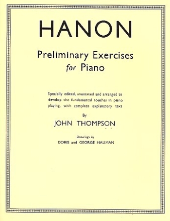 Preliminary exercises for piano