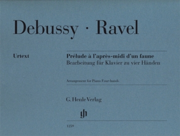 Pr�lude � l'apr�s-midi d'un faune f�r Klavier zu 4 H�nden Spielpartitur