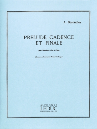 Prelude, candence et finale pour saxophone alto et piano