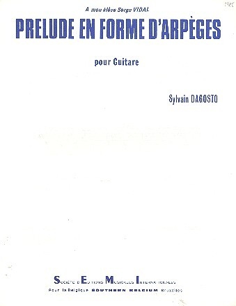 Prelude en forme d'arp�ges pour guitare