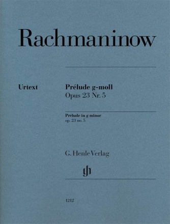 Pr�lude g-Moll op.23,5 f�r Klavier