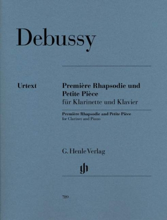 Premiere Rhapsodie und Petite pi�ce f�r Klarinette und Klavier