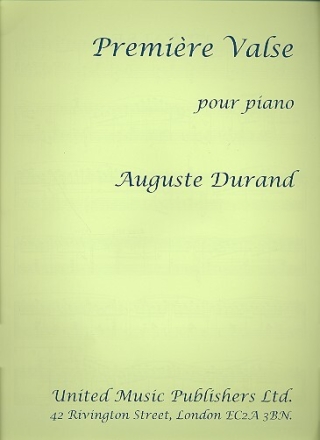 Premiere valse op.83 pour piano