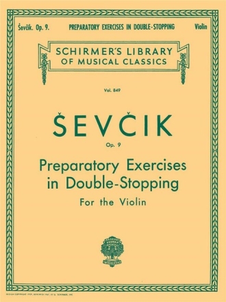 Preparatory Exercises in Double-Stopping,op. 9 for violin