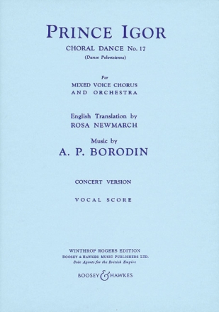 Prince Igor f�r gemischter Chor (SATB) und Orchester Klavierauszug